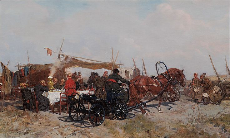 Merchants Relaxing