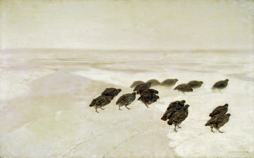 Partridges in the Snow